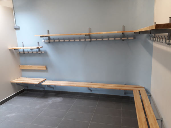 Bancs de vestiaires